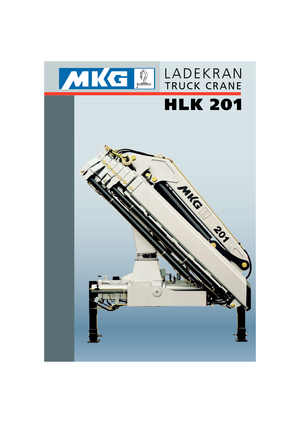 Hidraulikus rakodódaruk MKG HLK 201 HP a1