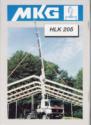 Hidraulikus rakodódaruk MKG HLK 205 a2