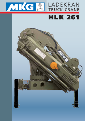 Hidraulikus rakodódaruk MKG HLK 261 a7 