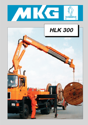 Hidraulikus rakodódaruk MKG HLK 300 a4