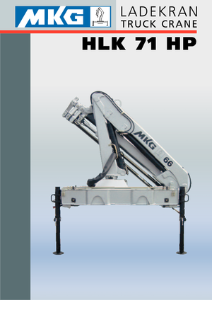 Hidraulikus rakodódaruk MKG HLK 71 HP a2 