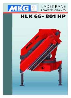Hidraulikus rakodódaruk MKG HMK 851 Ta3-a2