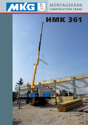Hidraulikus rakodódaruk MKG HMK 361 a3 L