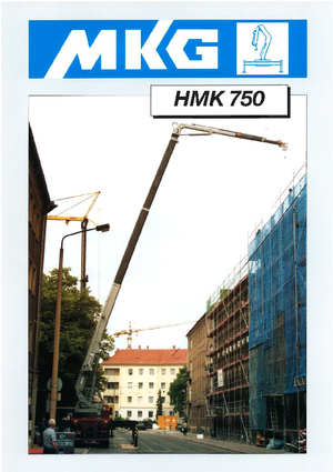 Hidraulikus rakodódaruk MKG HMK 750 Ta3-a2