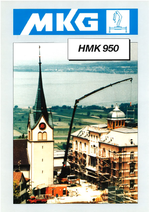 Hidraulikus rakodódaruk MKG HMK 950 Ta3-a3