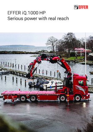 Hidraulikus rakodódaruk Effer iQ.1000 HP E-8
