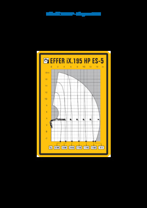 Hidraulikus rakodódaruk Effer IX.195 HP ES5