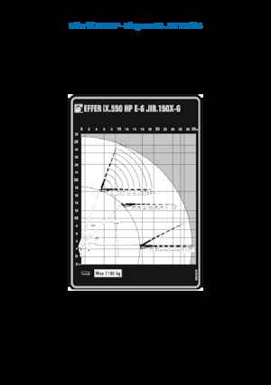 Hidraulikus rakodódaruk Effer IX.550 HP E6