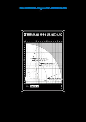 Hidraulikus rakodódaruk Effer IX.550 HP E8