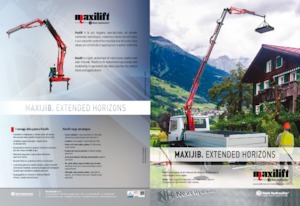 Hidraulikus rakodódaruk Maxilift ML 380.4H