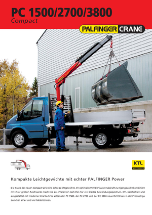 Hidraulikus rakodódaruk Palfinger PC 1500 A