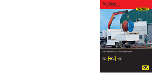 Hidraulikus rakodódaruk Palfinger PK 10000 C