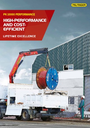 Hidraulikus rakodódaruk Palfinger PK 10000 B