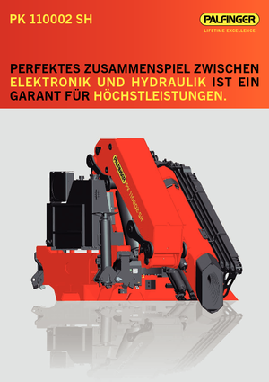 Hidraulikus rakodódaruk Palfinger PK 110002 SH H