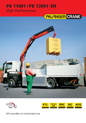 Hidraulikus rakodódaruk Palfinger PK 11001 D