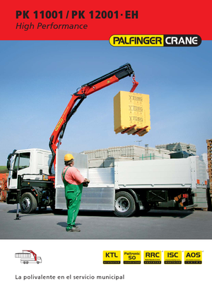 Hidraulikus rakodódaruk Palfinger PK 12001 EH C