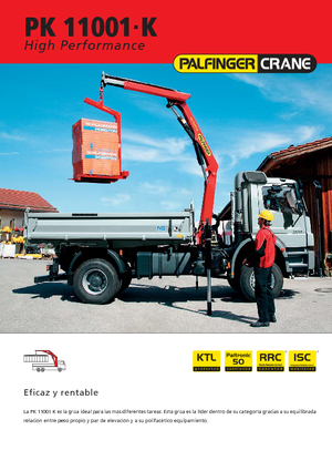 Hidraulikus rakodódaruk Palfinger PK 11001 K