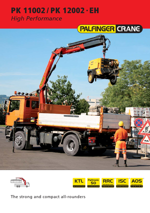 Hidraulikus rakodódaruk Palfinger PK 11002 A