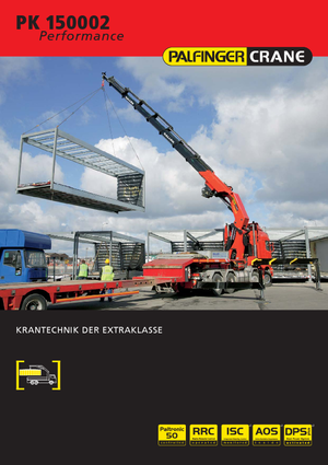 Hidraulikus rakodódaruk Palfinger PK 150002 HPLS E