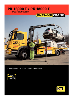 Hidraulikus rakodódaruk Palfinger PK 18000 TC  HPLS