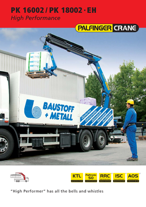 Hidraulikus rakodódaruk Palfinger PK 16002 D