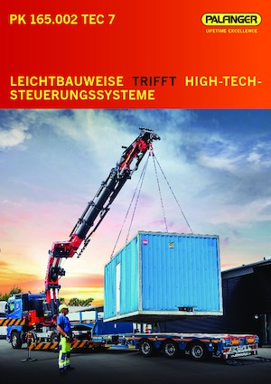 Hidraulikus rakodódaruk Palfinger PK 165.002 TEC 7 H 