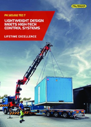 Hidraulikus rakodódaruk Palfinger PK 165.002 TEC 7 H 
