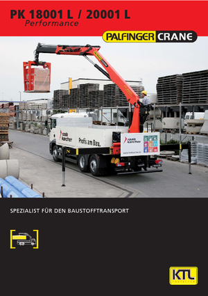 Hidraulikus rakodódaruk Palfinger PK 18001 LAH 4