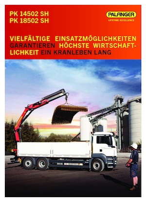 Hidraulikus rakodódaruk Palfinger PK 18502 SH E