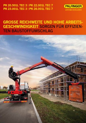 Hidraulikus rakodódaruk Palfinger PK 23.001L TEC 3 C
