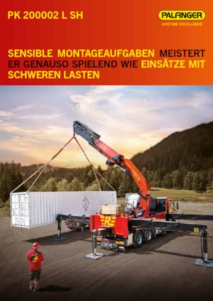 Hidraulikus rakodódaruk Palfinger PK 200002 L-SH G