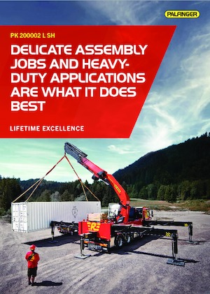 Hidraulikus rakodódaruk Palfinger PK 200002 L-SH G