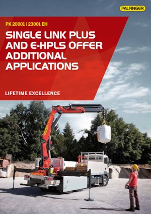 Hidraulikus rakodódaruk Palfinger PK 20001 D