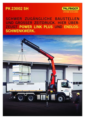 Hidraulikus rakodódaruk Palfinger PK 23002 SH B