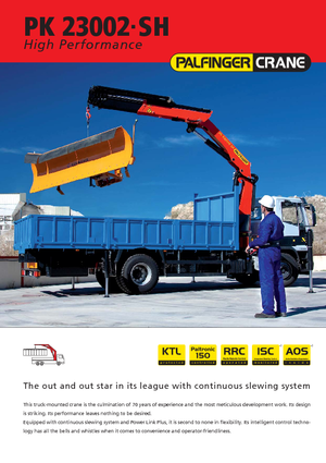 Hidraulikus rakodódaruk Palfinger PK 23002 SH B