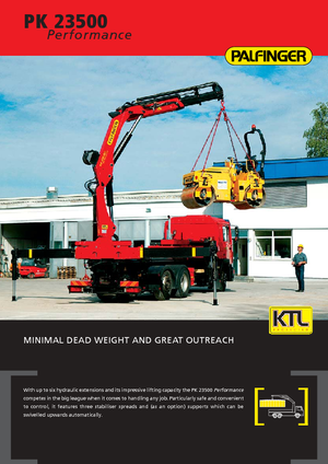 Hidraulikus rakodódaruk Palfinger PK 23500 A