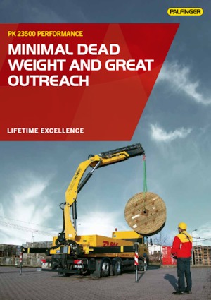 Hidraulikus rakodódaruk Palfinger PK 23500 E