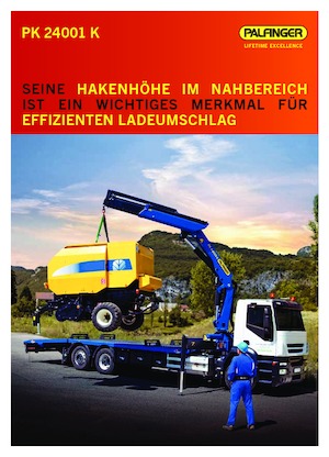 Hidraulikus rakodódaruk Palfinger PK 24001-K B