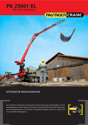 Hidraulikus rakodódaruk Palfinger PK 25001 ELA