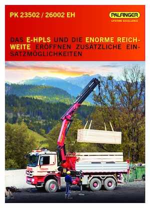 Hidraulikus rakodódaruk Palfinger PK 26002 EH F