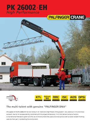 Hidraulikus rakodódaruk Palfinger PK 26002 EH A