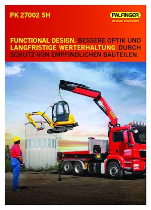 Hidraulikus rakodódaruk Palfinger PK 27002 SH C