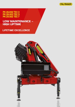Hidraulikus rakodódaruk Palfinger PK 28.002 TEC 5 F