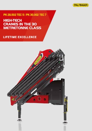 Hidraulikus rakodódaruk Palfinger PK 30.002 TEC 7 D