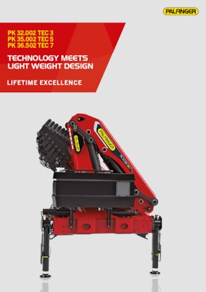 Hidraulikus rakodódaruk Palfinger PK 35.502 TEC 5 E