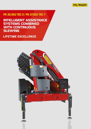 Hidraulikus rakodódaruk Palfinger PK 37.002 TEC 7 E