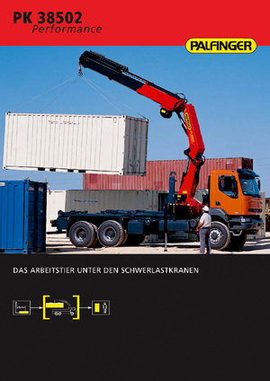 Hidraulikus rakodódaruk Palfinger PK 38502 C