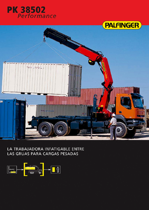 Hidraulikus rakodódaruk Palfinger PK 38502 E