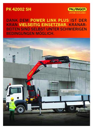 Hidraulikus rakodódaruk Palfinger PK 42002 SH G