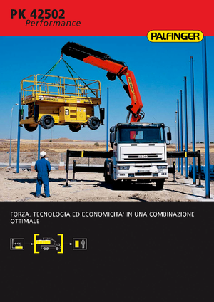 Hidraulikus rakodódaruk Palfinger PK 42502 HPLS B